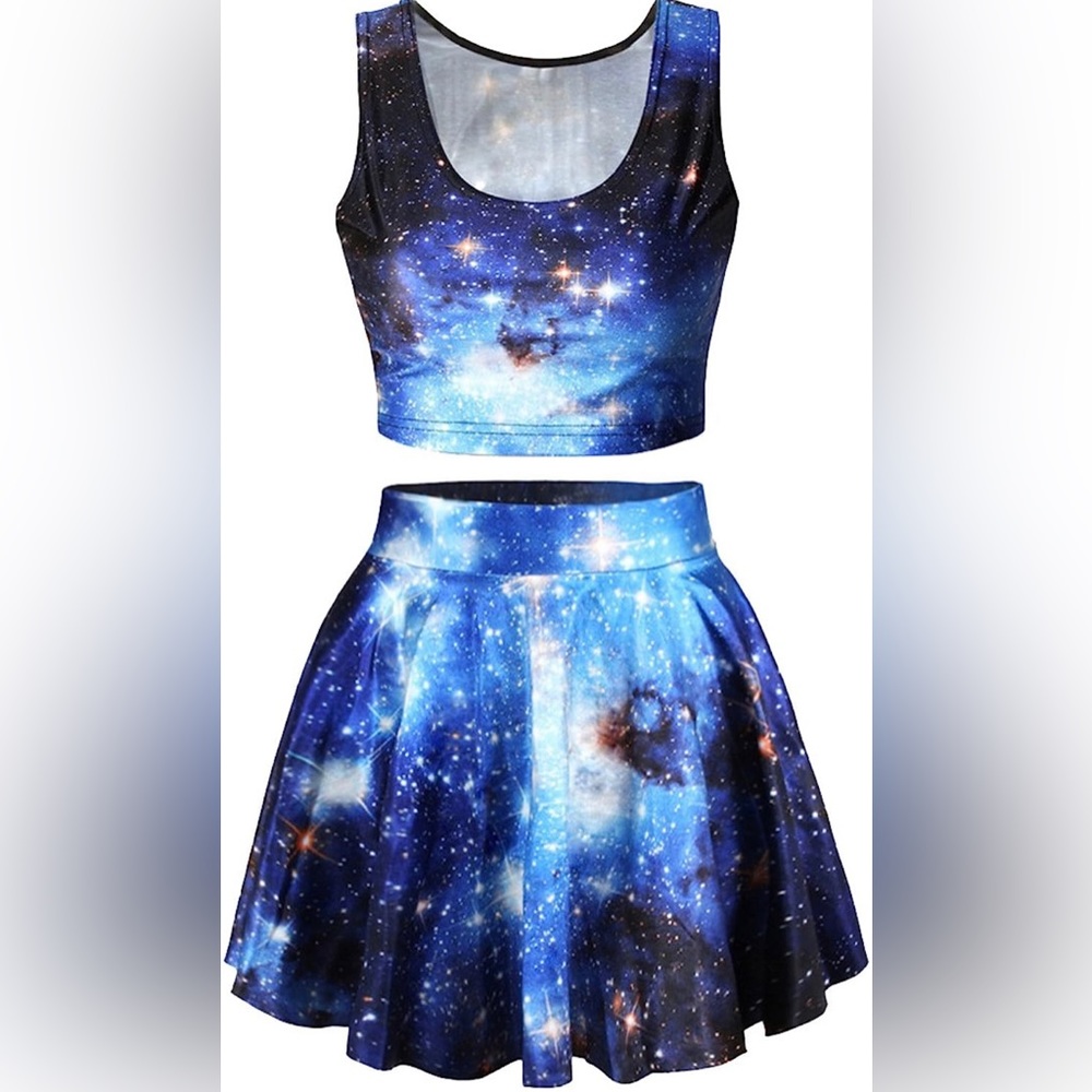 Galaxy Two Piece Set (Tank and Shirt)